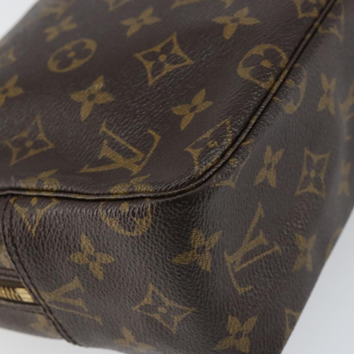 LOUIS VUITTON Monogram Trousse Toilette 28 Clutch Bag M47522 LV Auth 157629