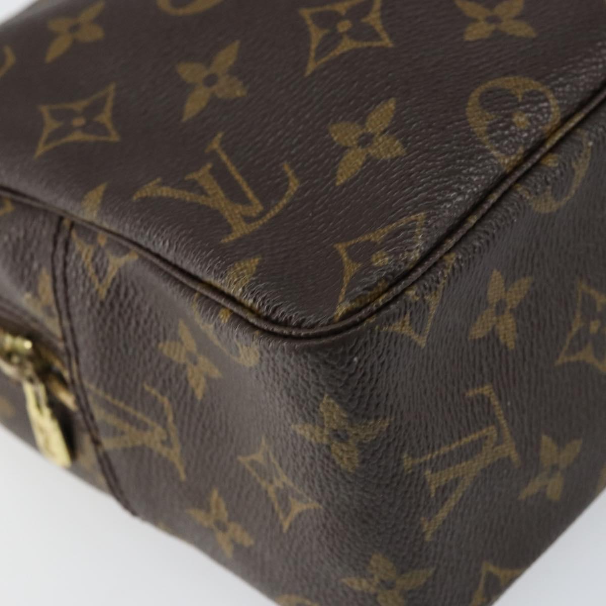 LOUIS VUITTON Monogram Trousse Toilette 28 Clutch Bag M47522 LV Auth 157629
