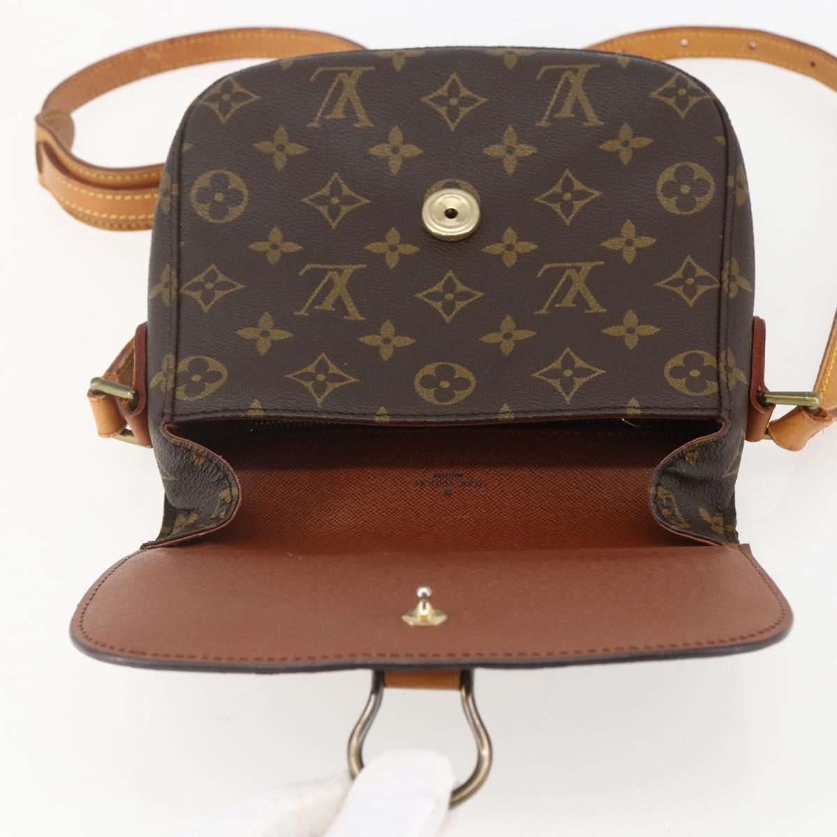 LOUIS VUITTON Monogram Saint Cloud MM Shoulder Bag M51243 LV Auth 157657