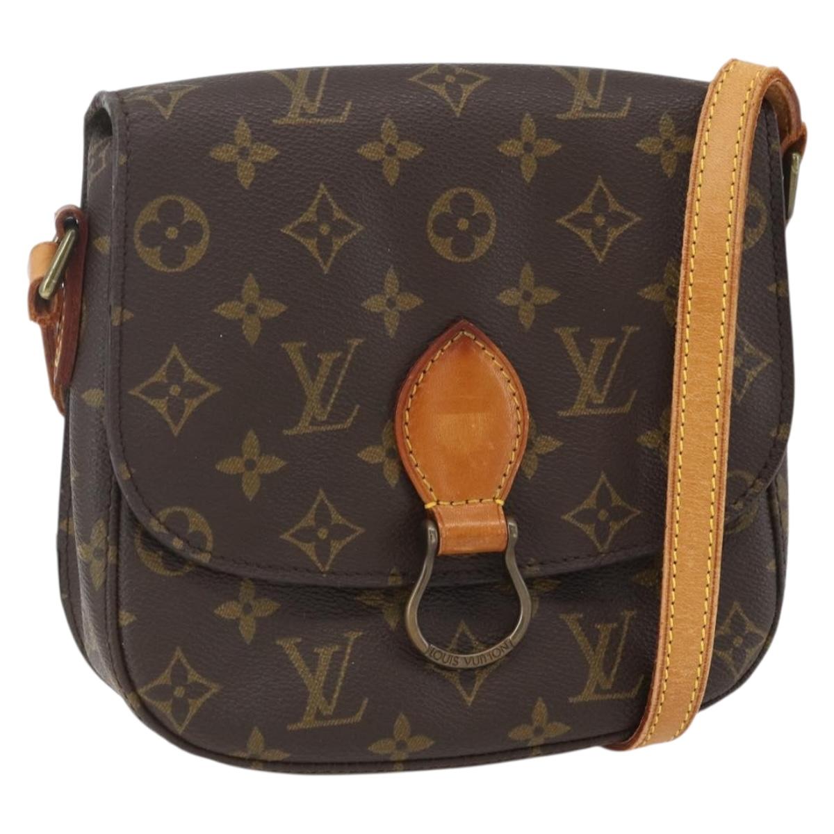 LOUIS VUITTON Monogram Saint Cloud MM Shoulder Bag M51243 LV Auth 157657