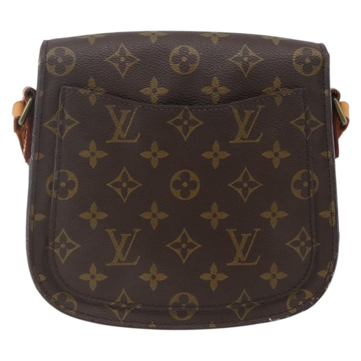 LOUIS VUITTON Monogram Saint Cloud MM Shoulder Bag M51243 LV Auth 157657