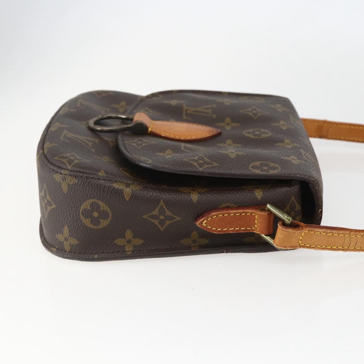 LOUIS VUITTON Monogram Saint Cloud MM Shoulder Bag M51243 LV Auth 157657