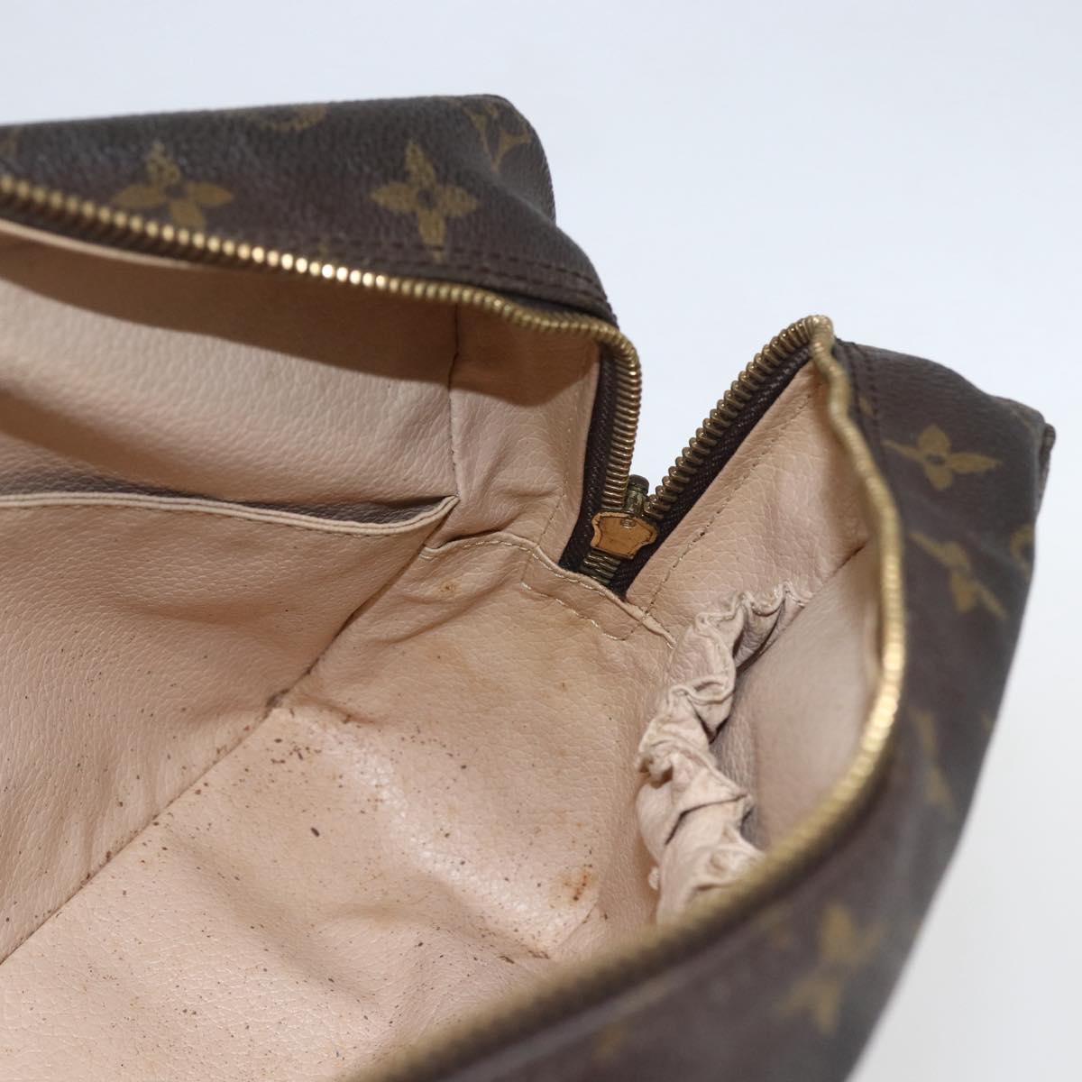 LOUIS VUITTON Monogram Trousse Toilette 28 Clutch Bag M47522 LV Auth 157658