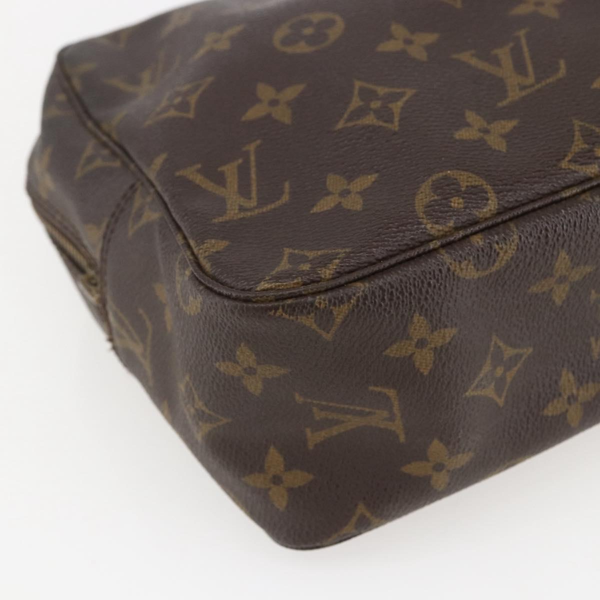 LOUIS VUITTON Monogram Trousse Toilette 28 Clutch Bag M47522 LV Auth 157658
