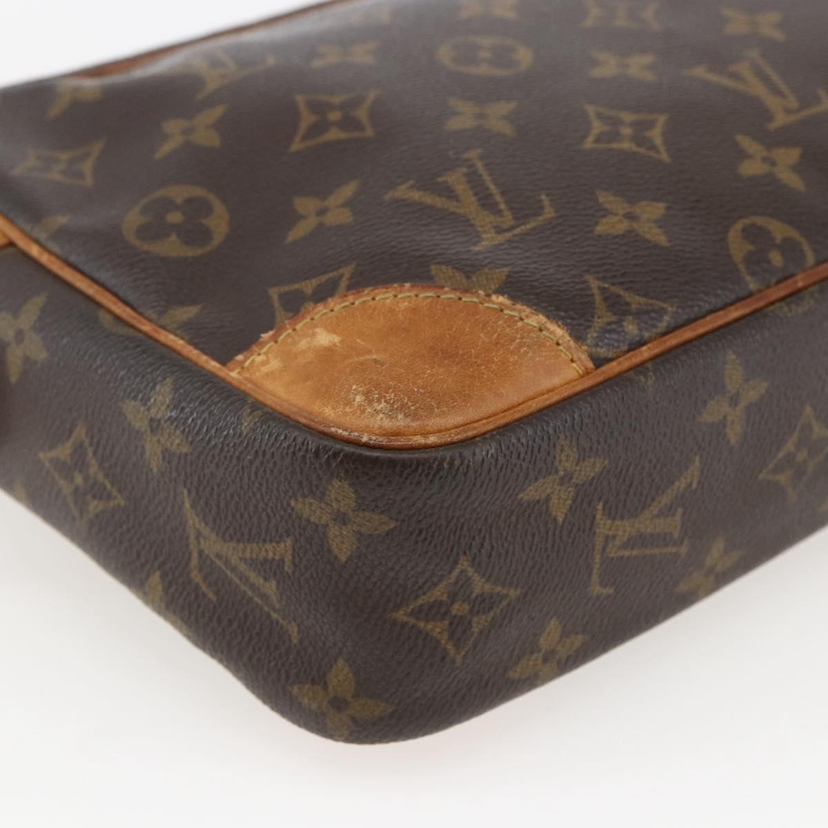 LOUIS VUITTON Monogram Compiegne 28 Clutch Bag M51845 LV Auth 157660