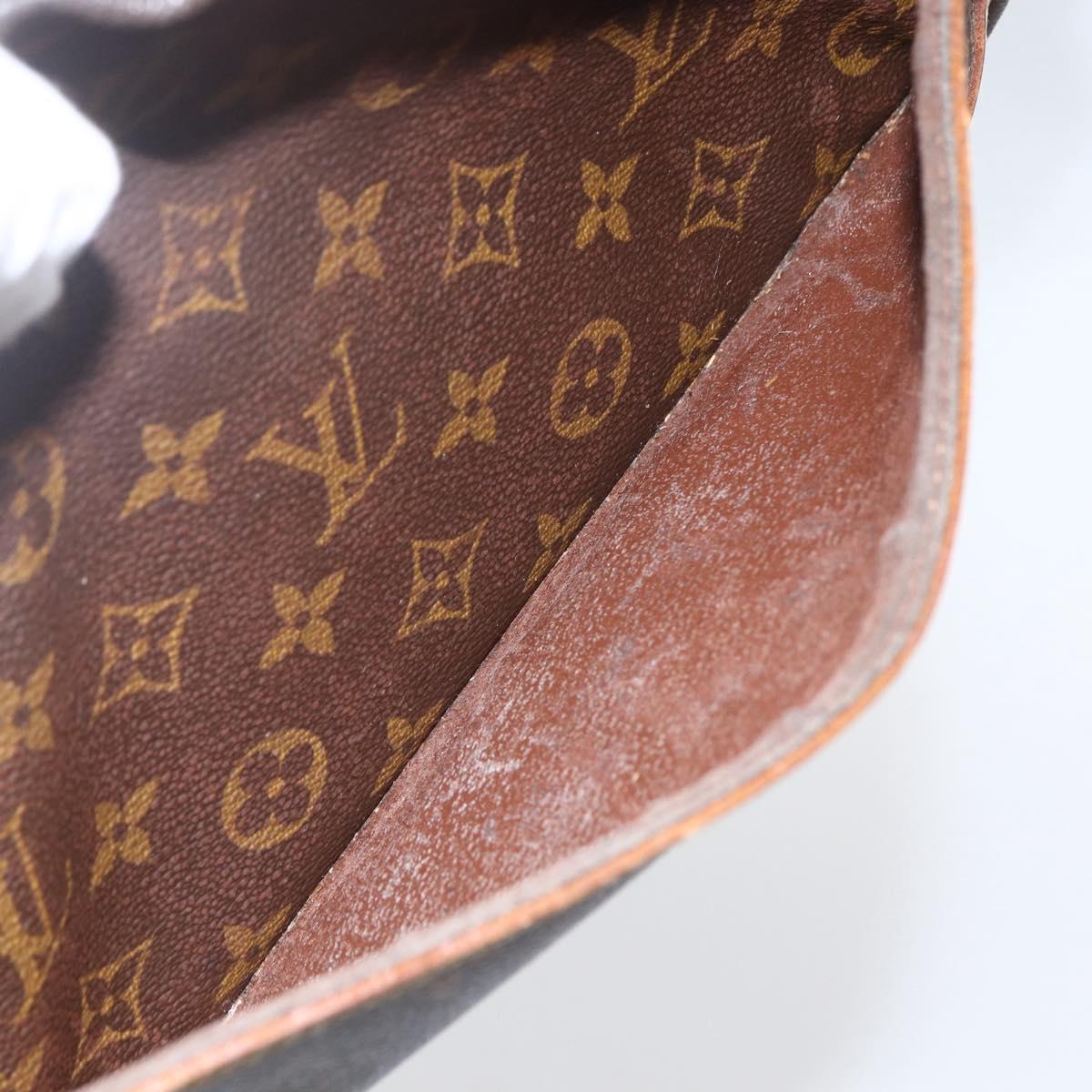 LOUIS VUITTON Monogram Compiegne 28 Clutch Bag M51845 LV Auth 157660