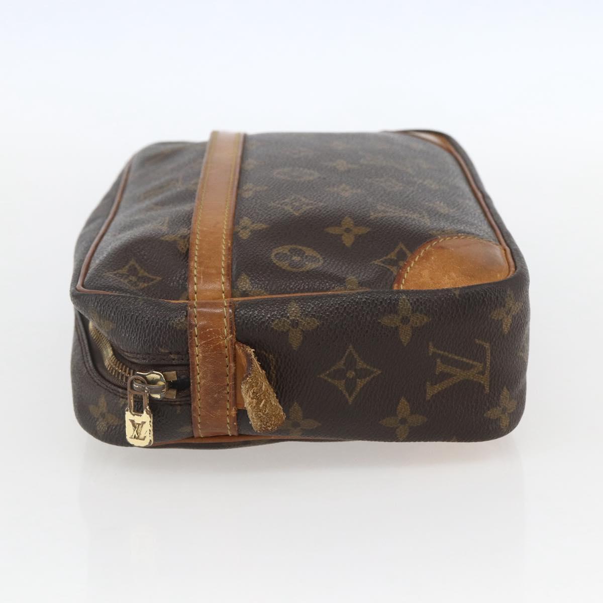 LOUIS VUITTON Monogram Compiegne 28 Clutch Bag M51845 LV Auth 157660