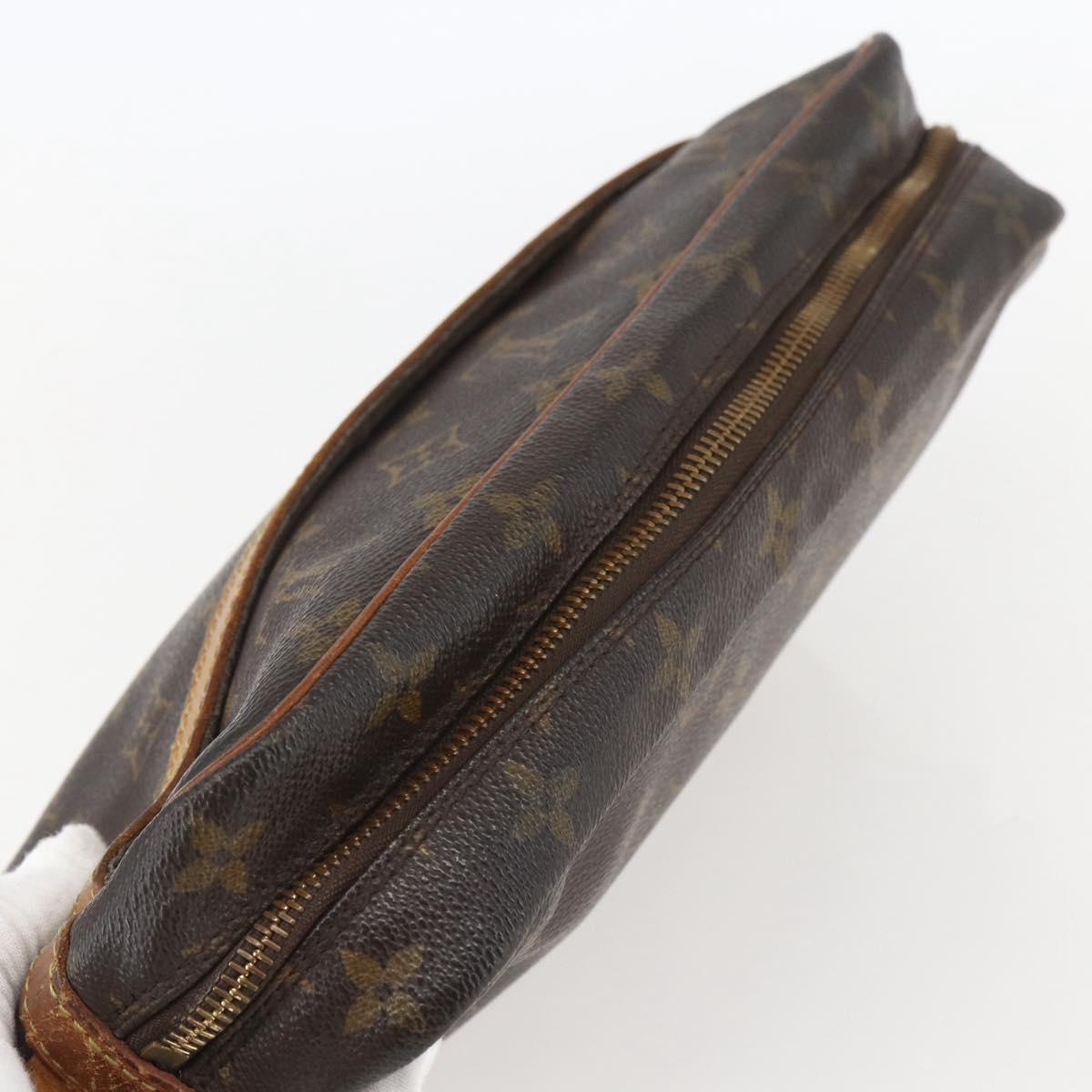 LOUIS VUITTON Monogram Compiegne 28 Clutch Bag M51845 LV Auth 157660