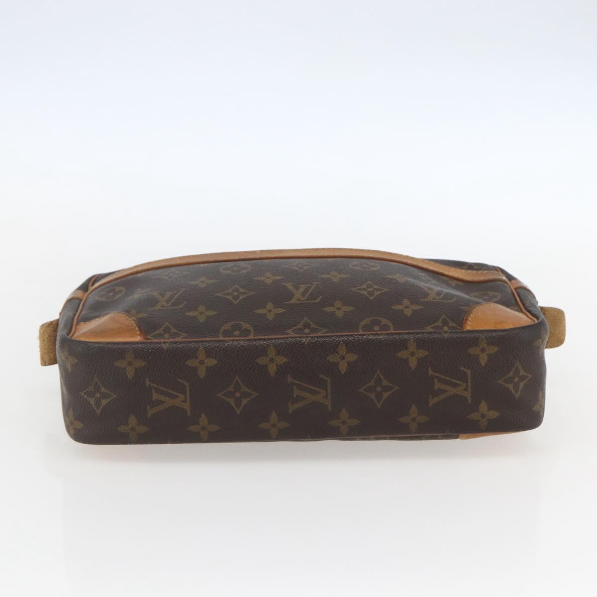 LOUIS VUITTON Monogram Compiegne 28 Clutch Bag M51845 LV Auth 157660
