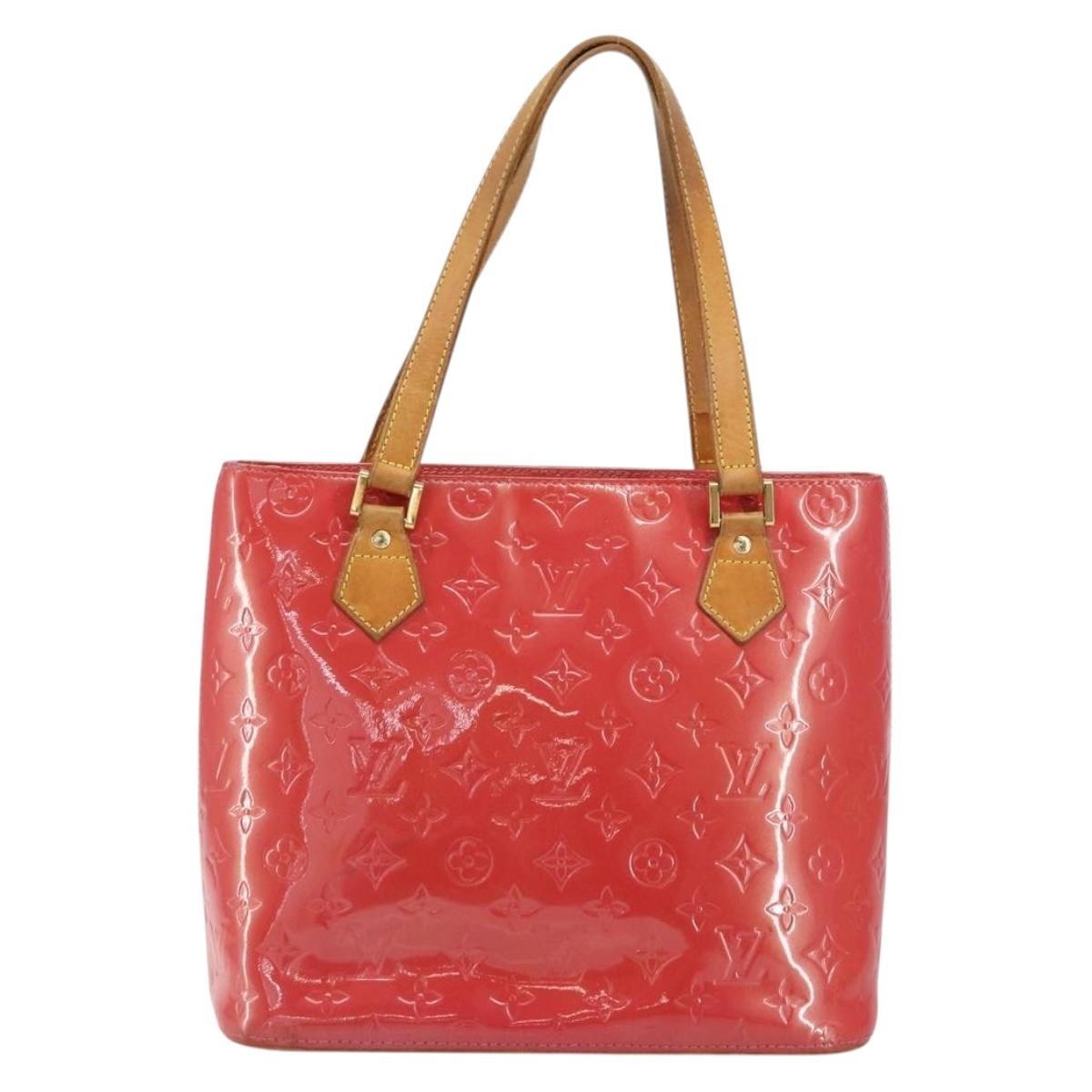 LOUIS VUITTON Monogram Vernis Houston Hand Bag Fran Boise M9135F LV Auth 157671