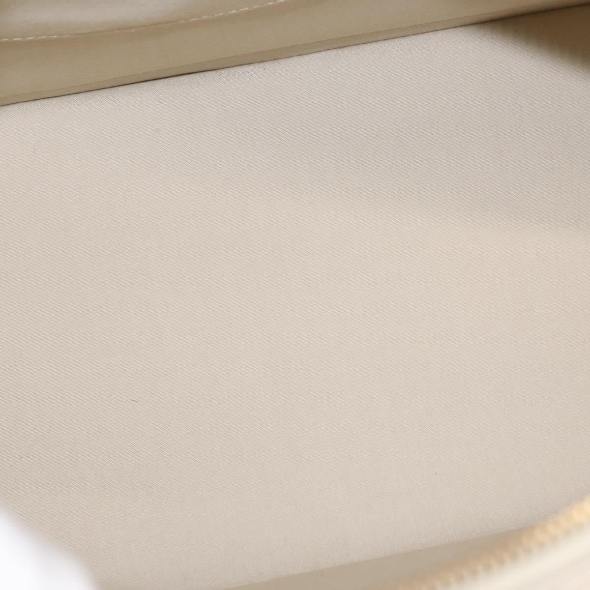 LOUIS VUITTON Monogram Vernis Alma PM Hand Bag Broncorail M91445 LV Auth 157676