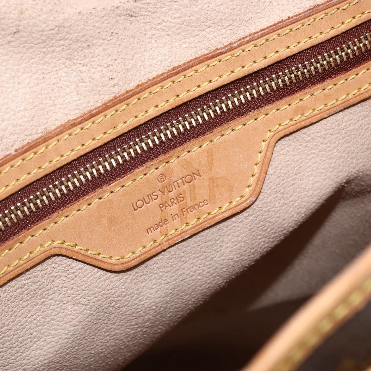 LOUIS VUITTON Monogram Bucket GM Shoulder Bag M42236 LV Auth 157677