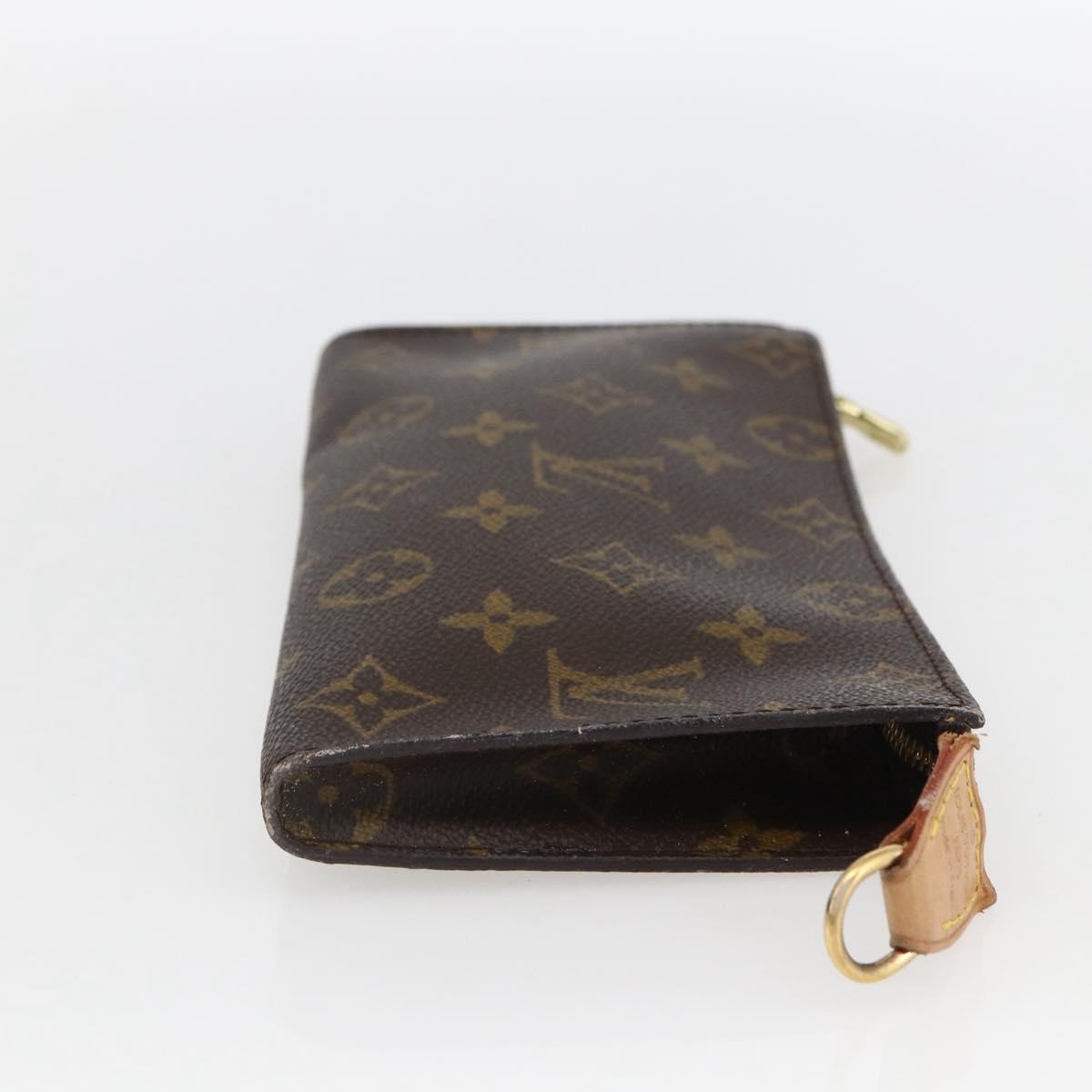 LOUIS VUITTON Monogram Bucket GM Accessory Pouch LV Auth 157678