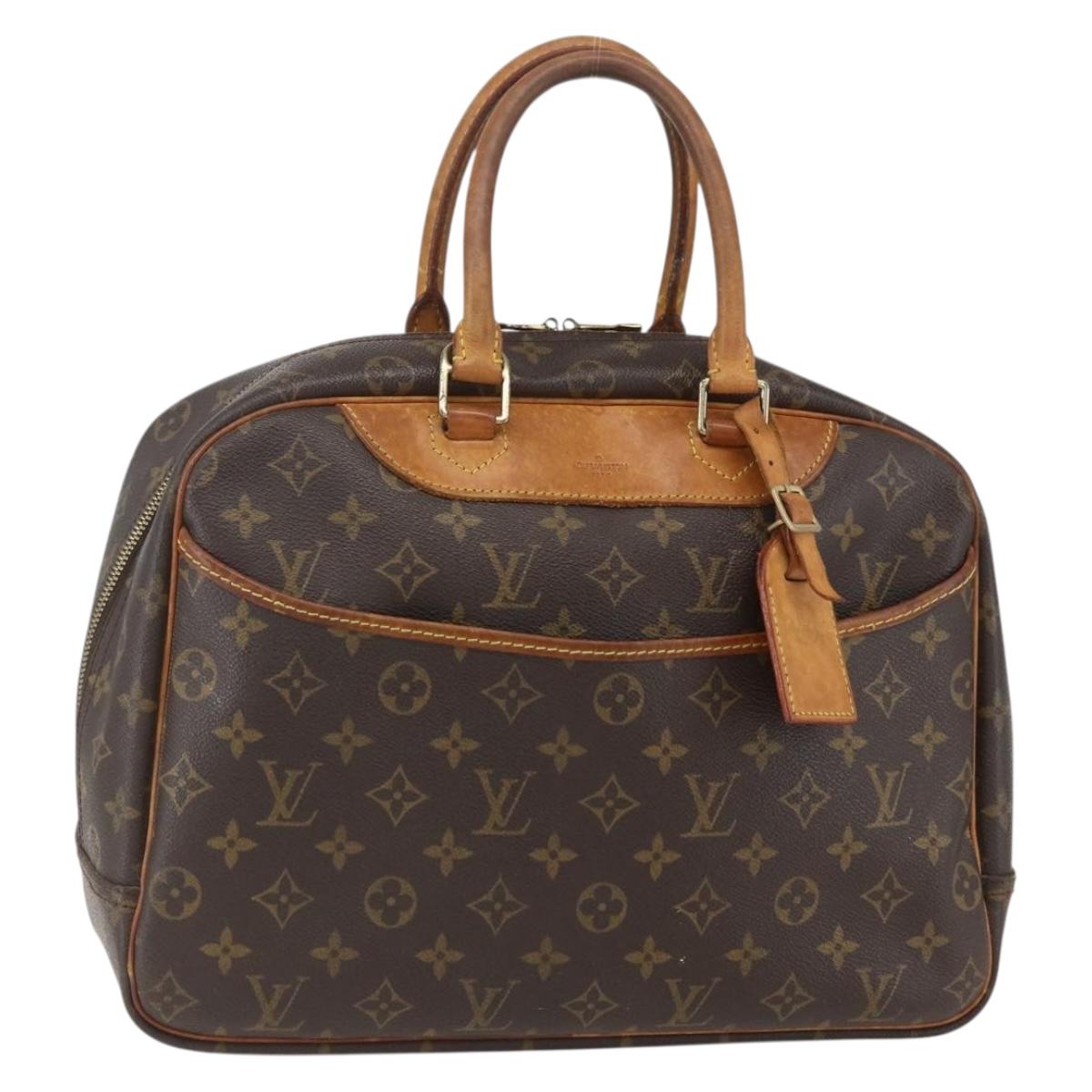 LOUIS VUITTON Monogram Deauville Hand Bag M47270 LV Auth 157680
