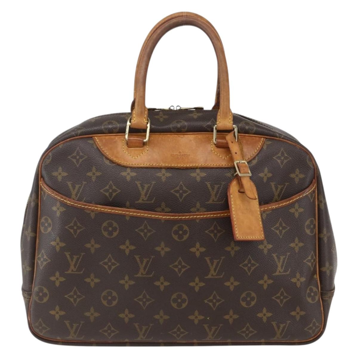 LOUIS VUITTON Monogram Deauville Hand Bag M47270 LV Auth 157680