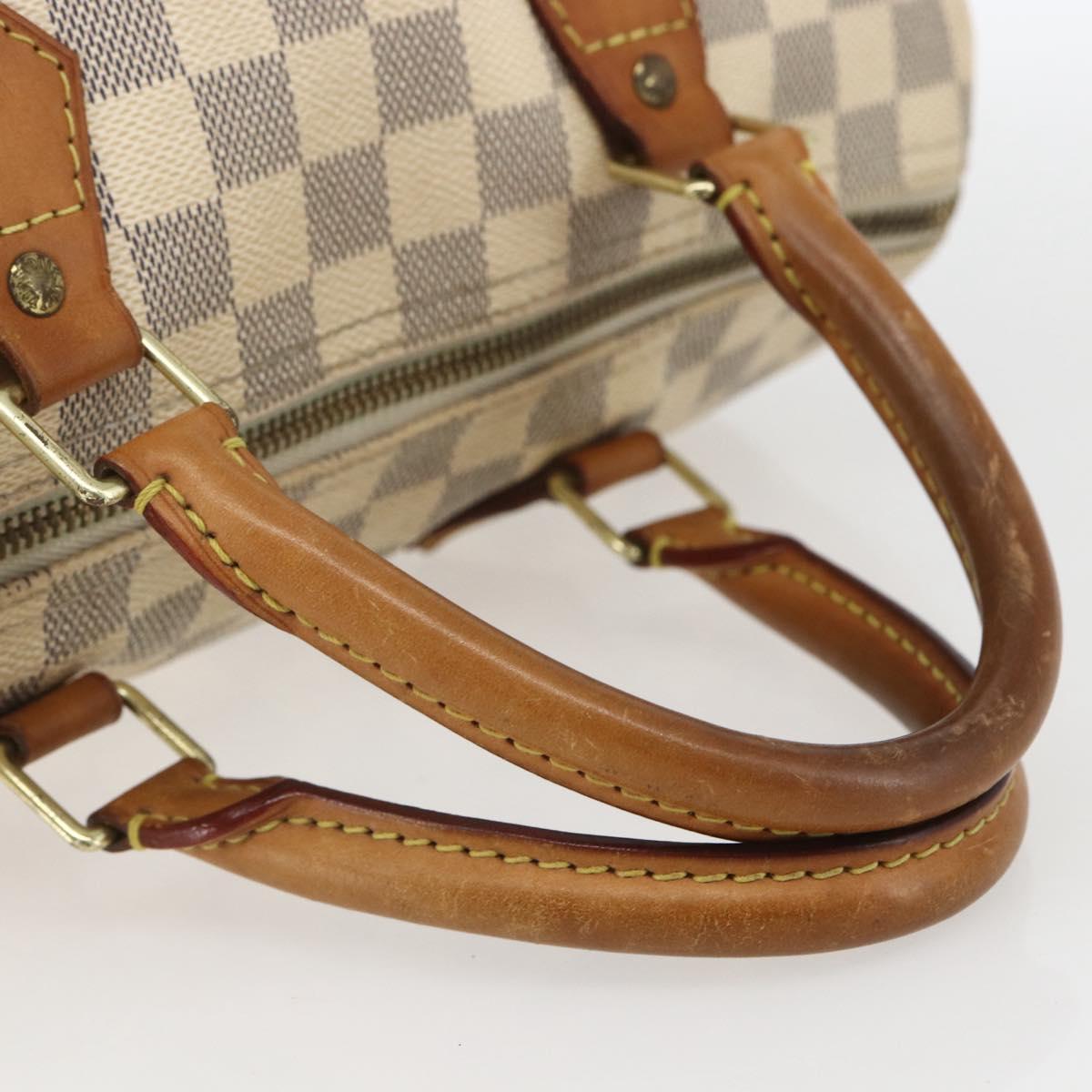 LOUIS VUITTON Damier Azur Speedy 30 Hand Bag N41533 LV Auth 157685