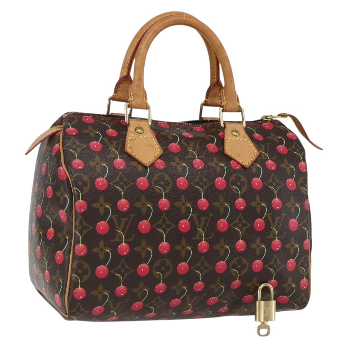 LOUIS VUITTON Monogram Cherry Speedy 25 Hand Bag M95009 LV Auth 157689SAV