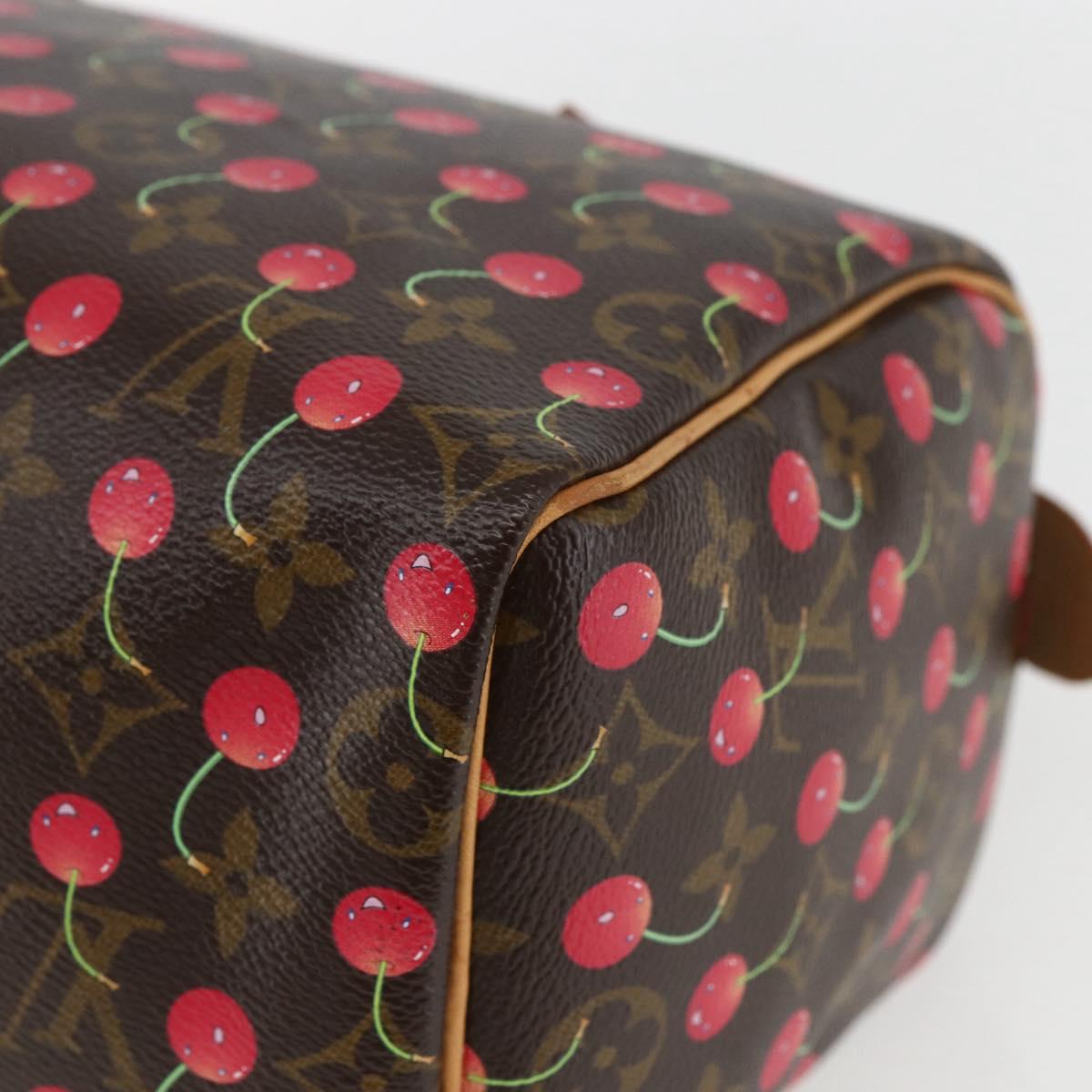 LOUIS VUITTON Monogram Cherry Speedy 25 Hand Bag M95009 LV Auth 157689SAV