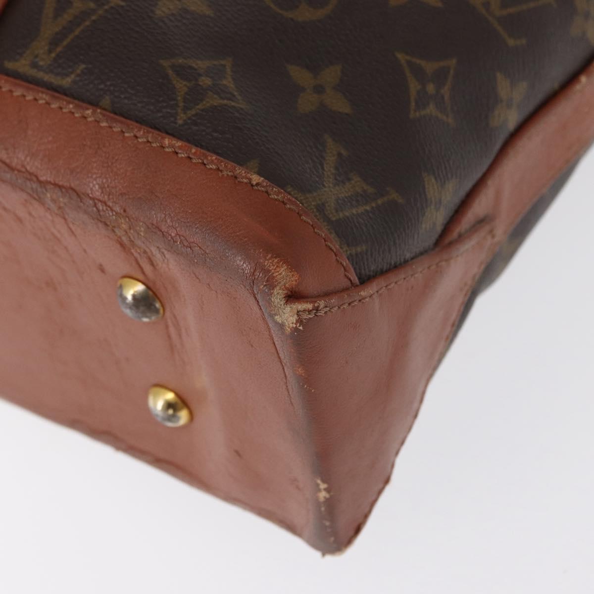 LOUIS VUITTON Monogram Sac Weekend PM Hand Bag M42425 LV Auth 157721