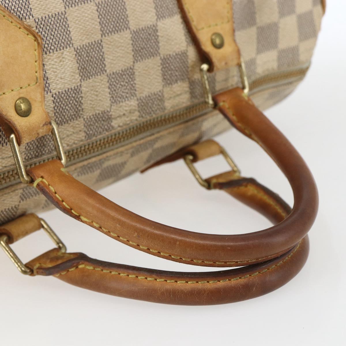 LOUIS VUITTON Damier Azur Speedy 30 Hand Bag N41533 LV Auth 157725