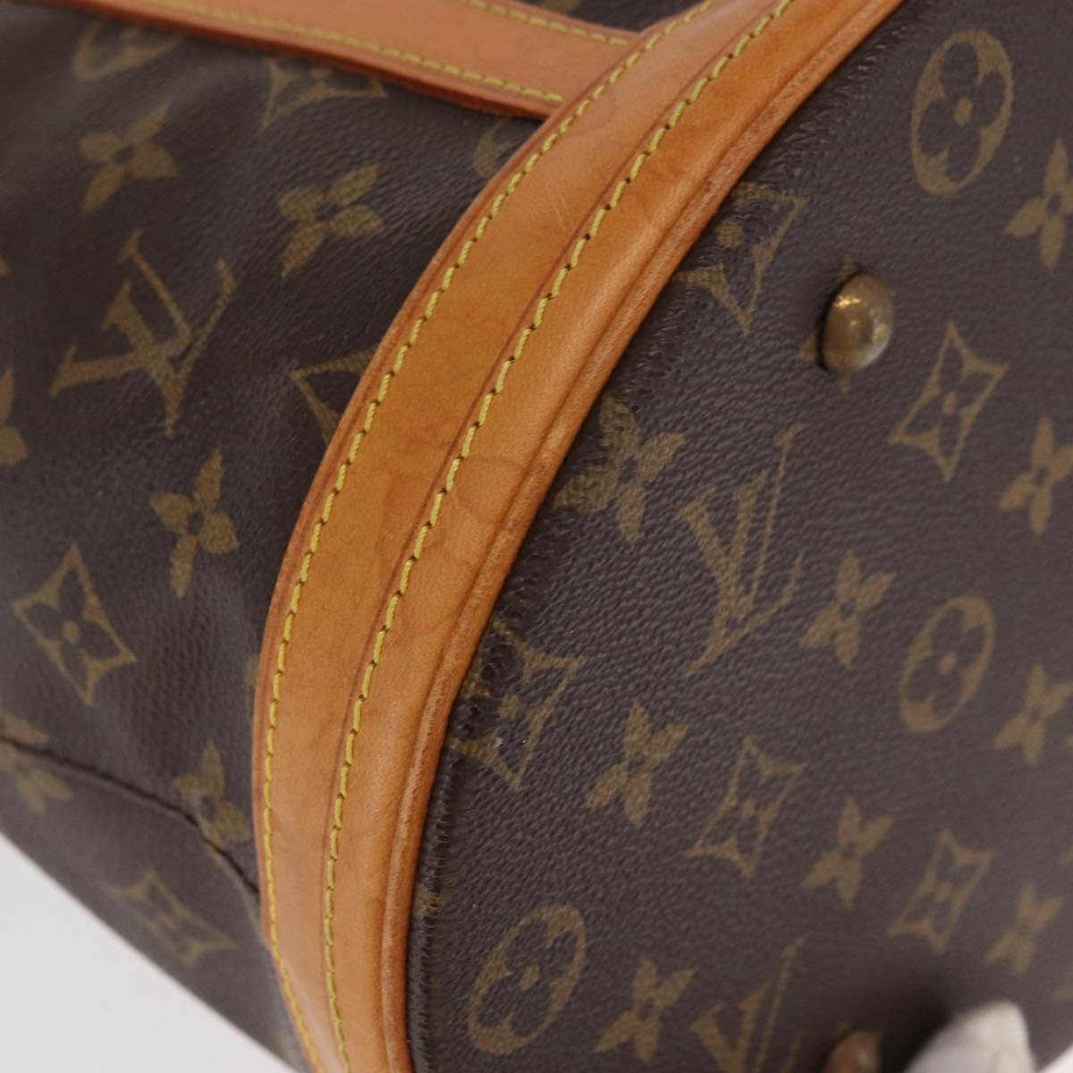 LOUIS VUITTON Monogram Bucket GM Shoulder Bag M42236 LV Auth 157728