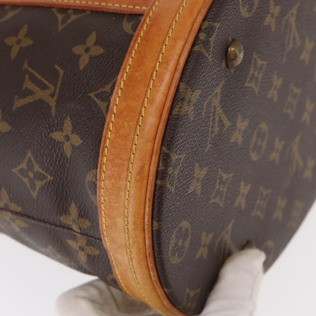 LOUIS VUITTON Monogram Bucket GM Shoulder Bag M42236 LV Auth 157728