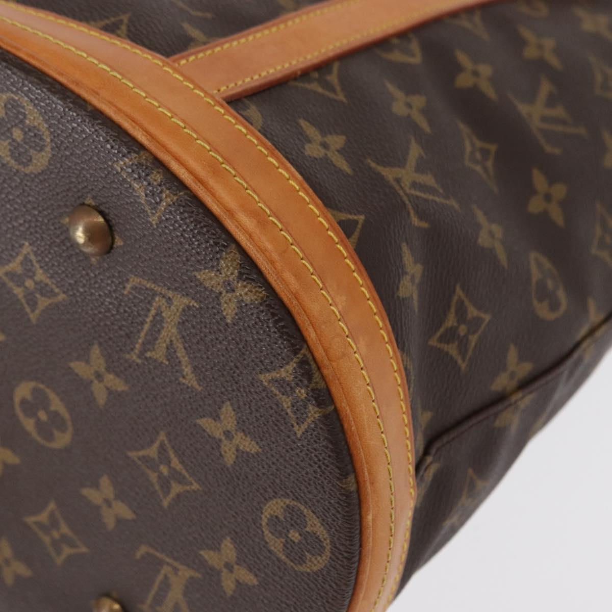 LOUIS VUITTON Monogram Bucket GM Shoulder Bag M42236 LV Auth 157728