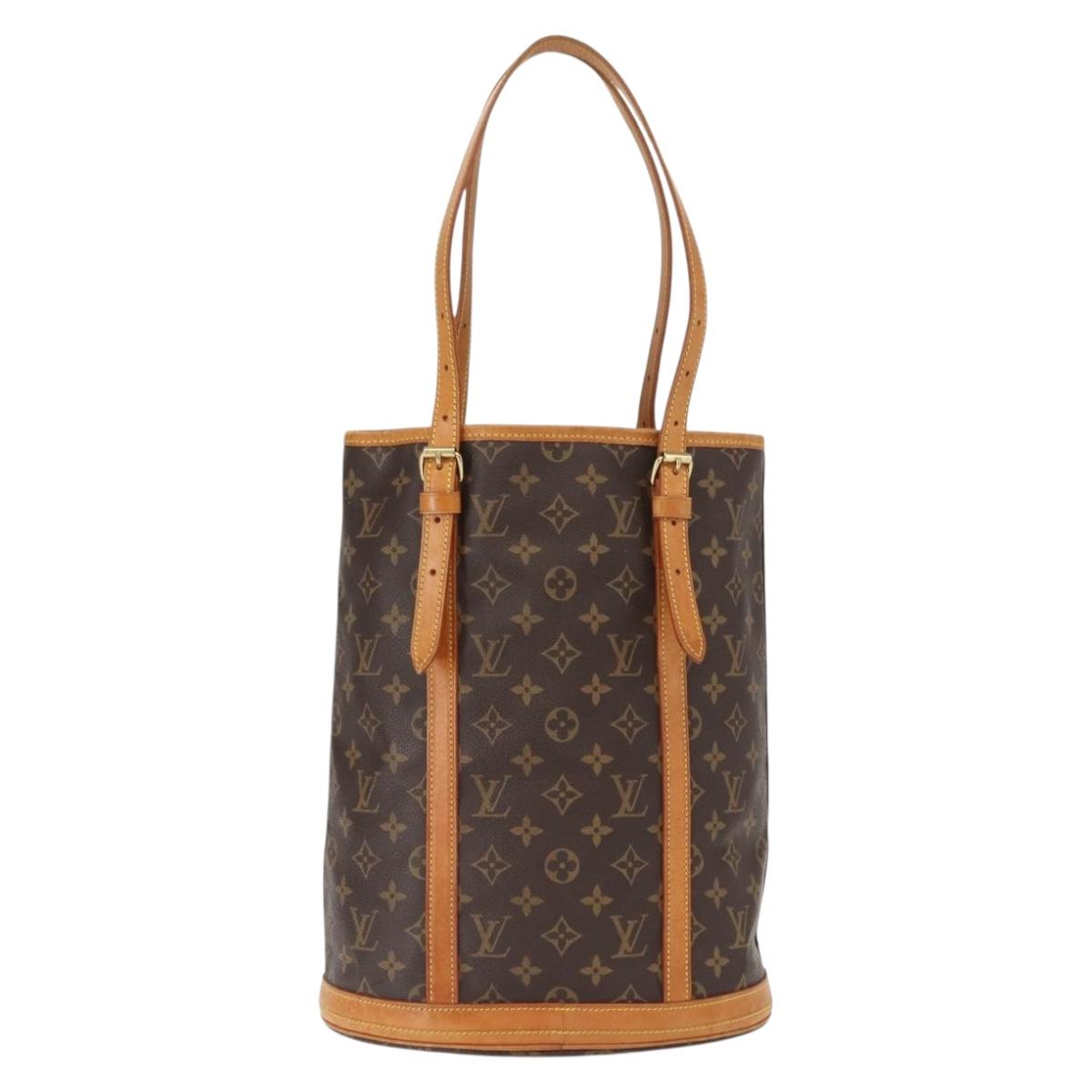 LOUIS VUITTON Monogram Bucket GM Shoulder Bag M42236 LV Auth 157728