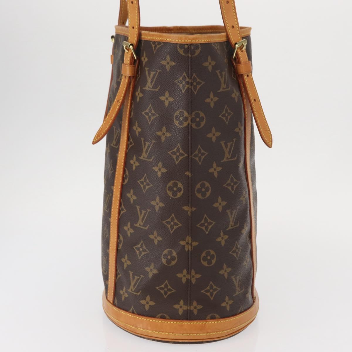 LOUIS VUITTON Monogram Bucket GM Shoulder Bag M42236 LV Auth 157728