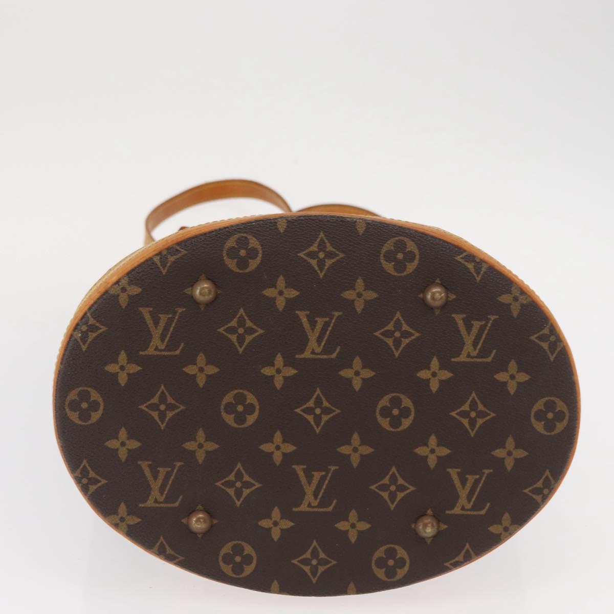 LOUIS VUITTON Monogram Bucket GM Shoulder Bag M42236 LV Auth 157728