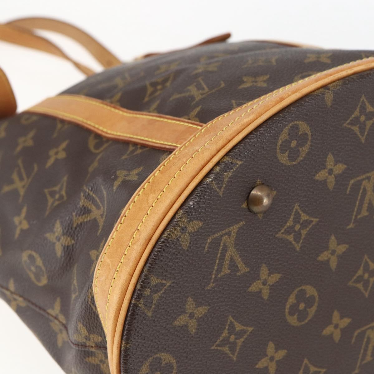 LOUIS VUITTON Monogram Bucket GM Shoulder Bag M42236 LV Auth 157731