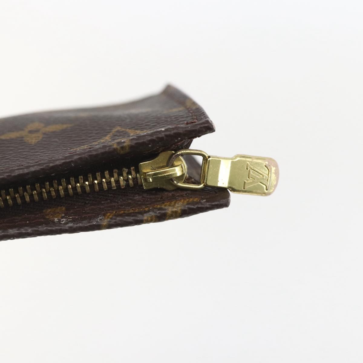 LOUIS VUITTON Monogram Bucket GM Accessory Pouch LV Auth 157732