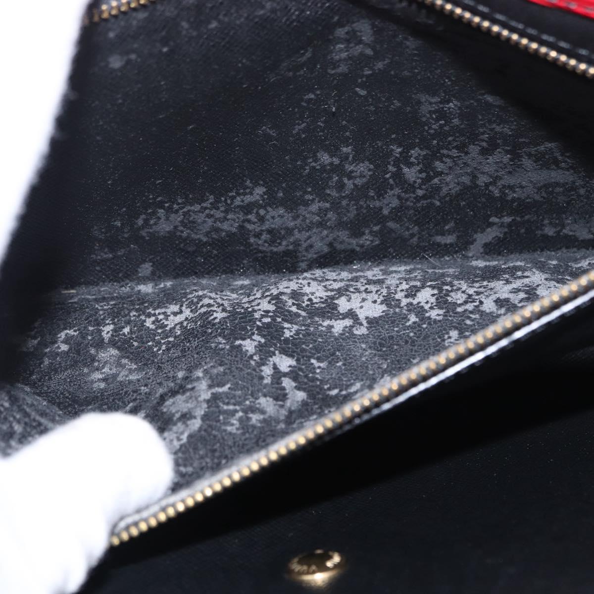 LOUIS VUITTON Epi Montaigne 27 Clutch Bag Red M52657 LV Auth 157734