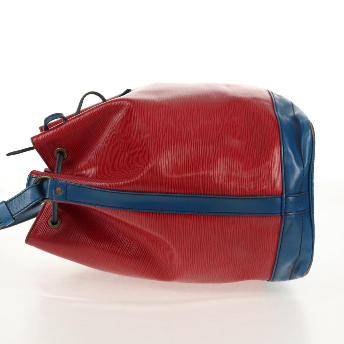 LOUIS VUITTON Epi Noe Shoulder Bag Bicolor Red Blue M44084 LV Auth 157736