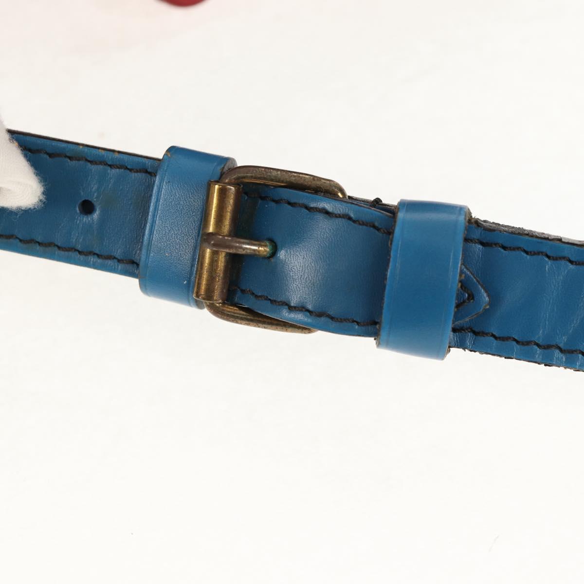 LOUIS VUITTON Epi Noe Shoulder Bag Bicolor Red Blue M44084 LV Auth 157736