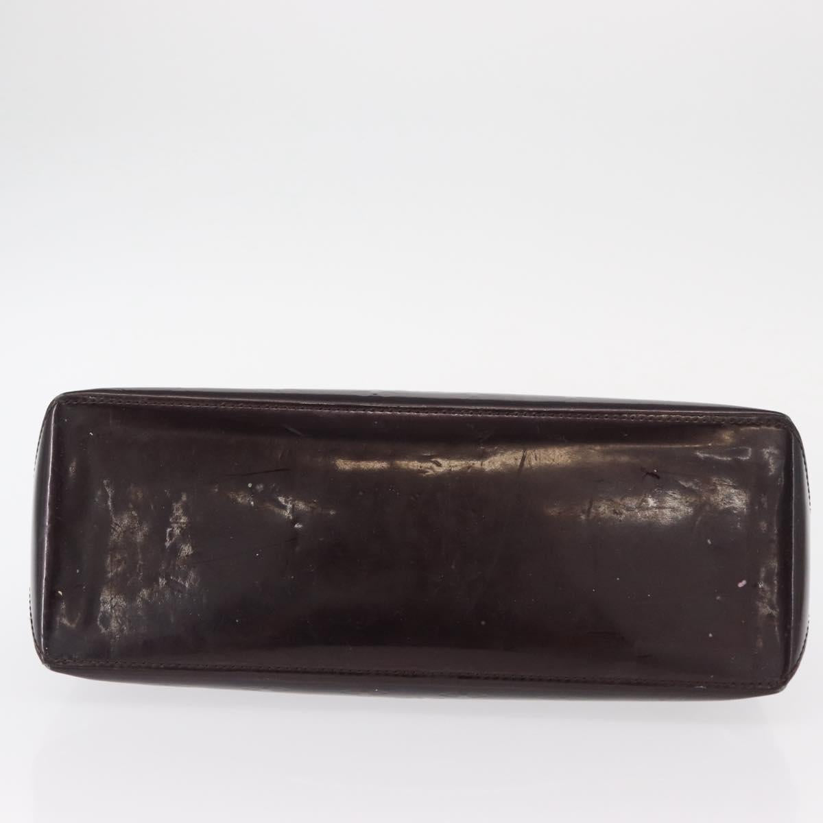 LOUIS VUITTON Monogram Vernis Wilshire PM Bag Amarante M93641 LV Auth 157742