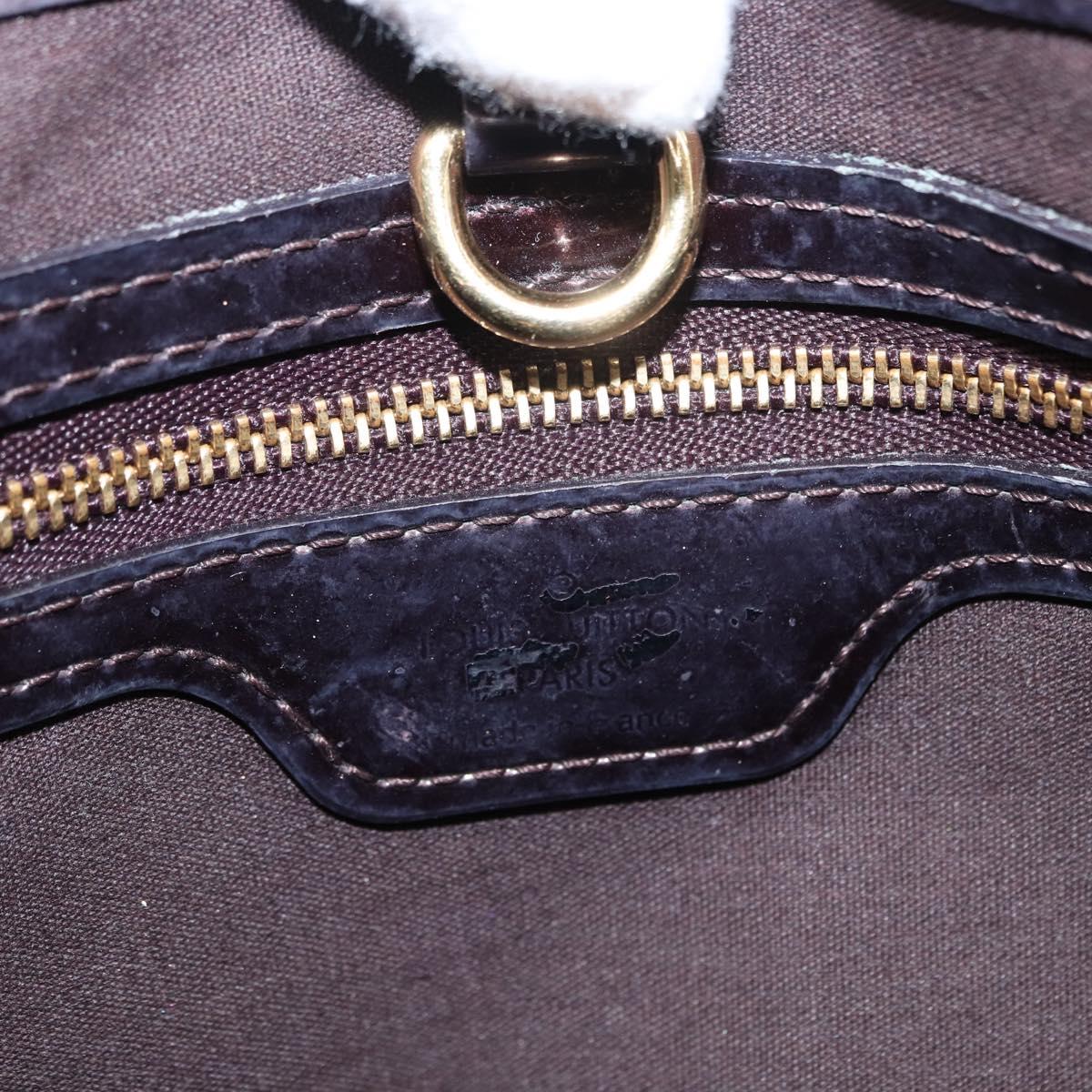 LOUIS VUITTON Monogram Vernis Wilshire PM Bag Amarante M93641 LV Auth 157742