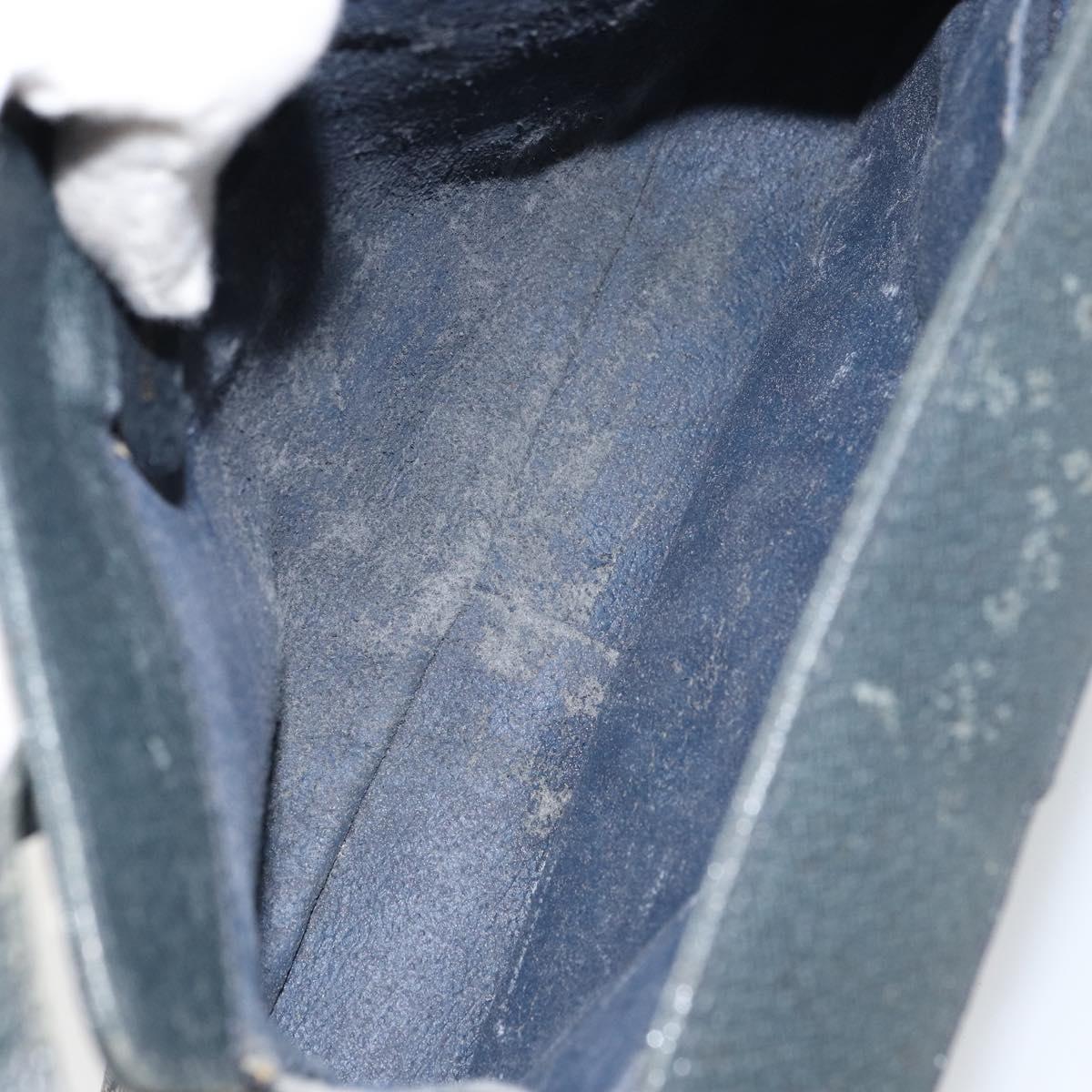 GUCCI GG Supreme Sherry Line Bag PVC Navy Gold Red 10 02 024 Auth 157757