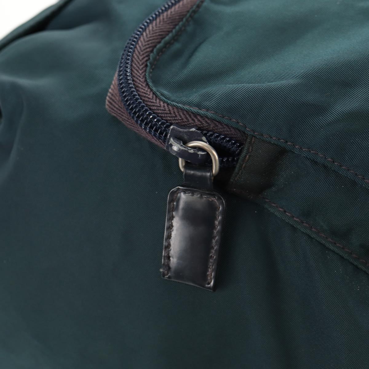 PRADA Backpack Nylon Blue Silver Auth 157773
