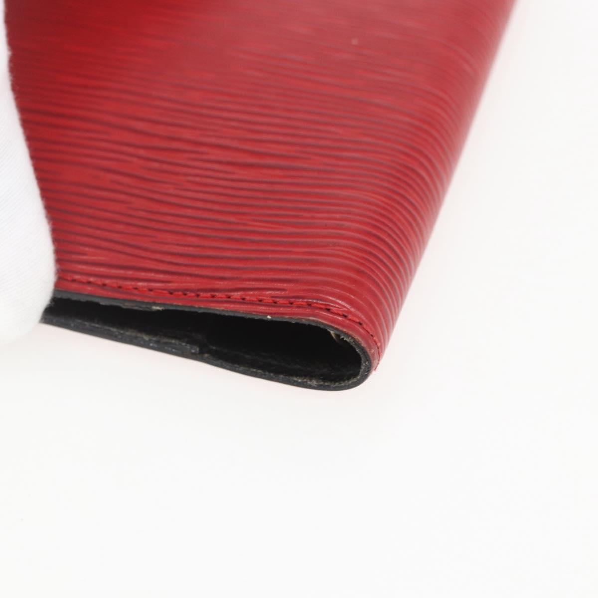 LOUIS VUITTON Epi Agenda PM Day Planner Cover Red R20057 LV Auth 157813