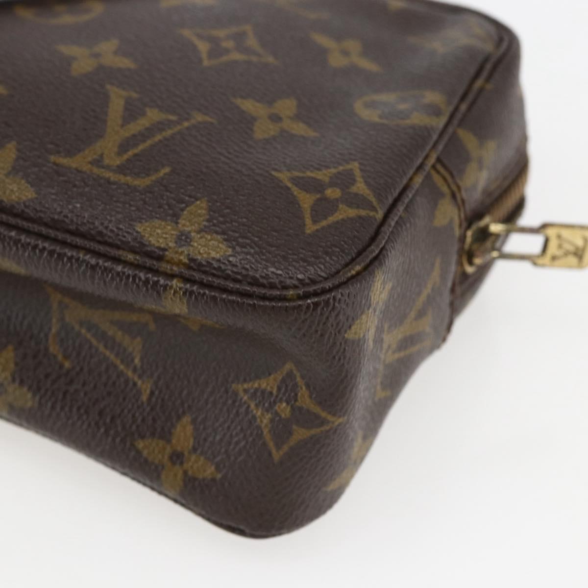 LOUIS VUITTON Monogram Trousse Toilette 18 Pouch M47526 LV Auth 157815