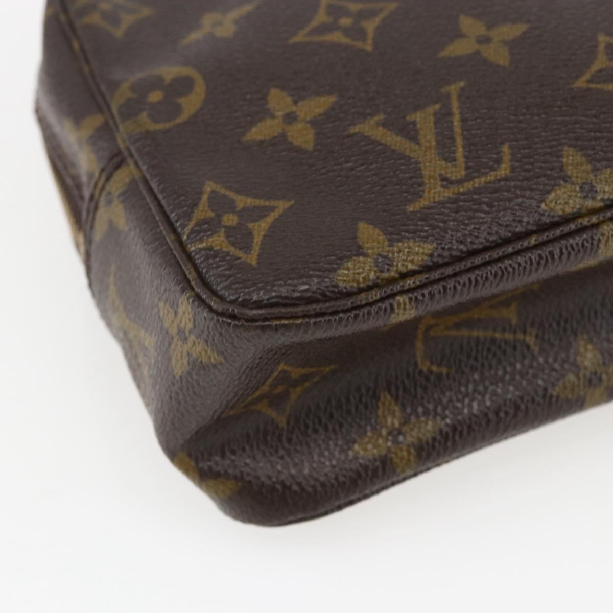 LOUIS VUITTON Monogram Trousse Toilette 18 Pouch M47526 LV Auth 157815