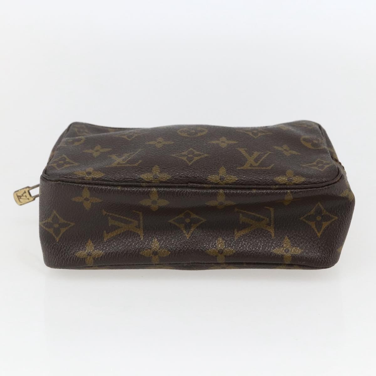LOUIS VUITTON Monogram Trousse Toilette 18 Pouch M47526 LV Auth 157815