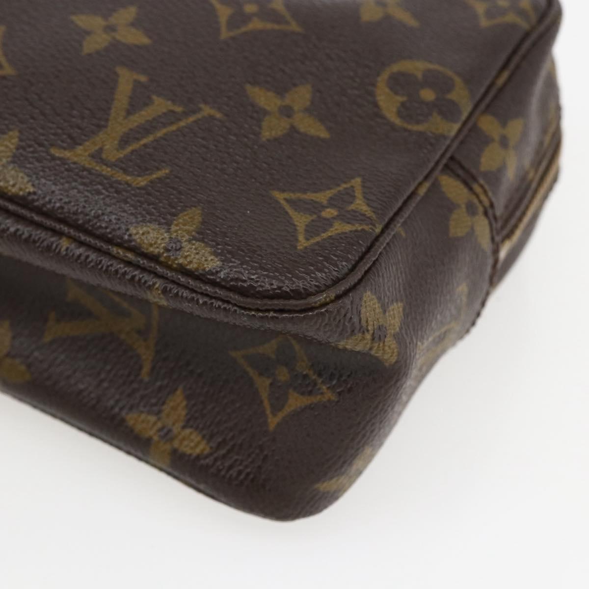 LOUIS VUITTON Monogram Trousse Toilette 18 Pouch M47526 LV Auth 157815