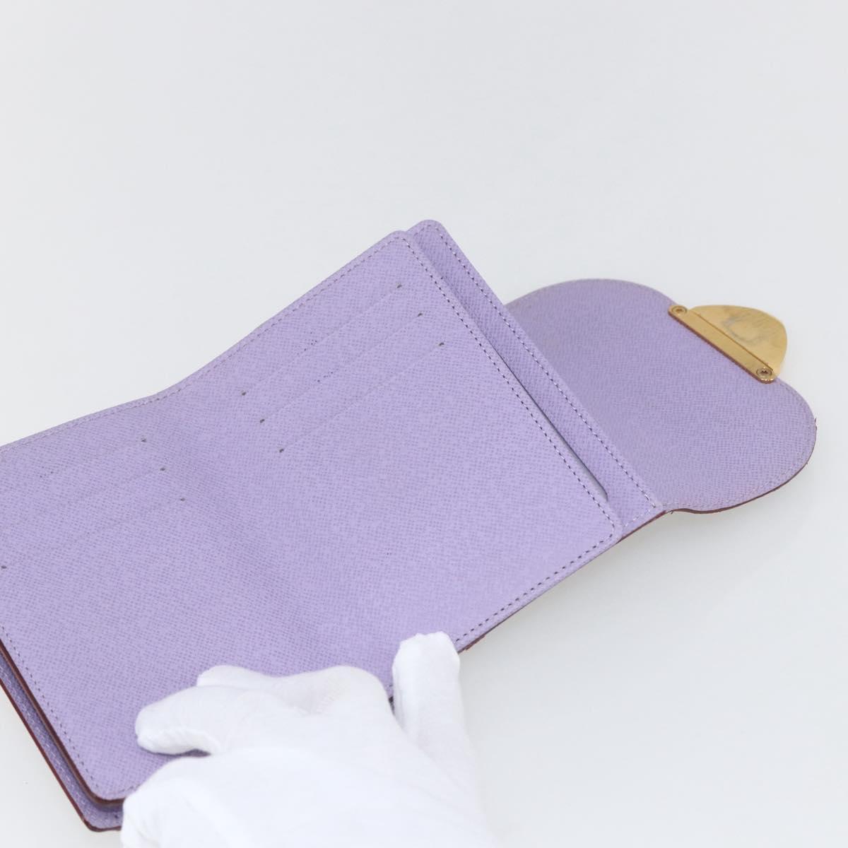 LOUIS VUITTON Multicolor Portefeuille Joy Wallet Black M60282 LV Auth 157816A