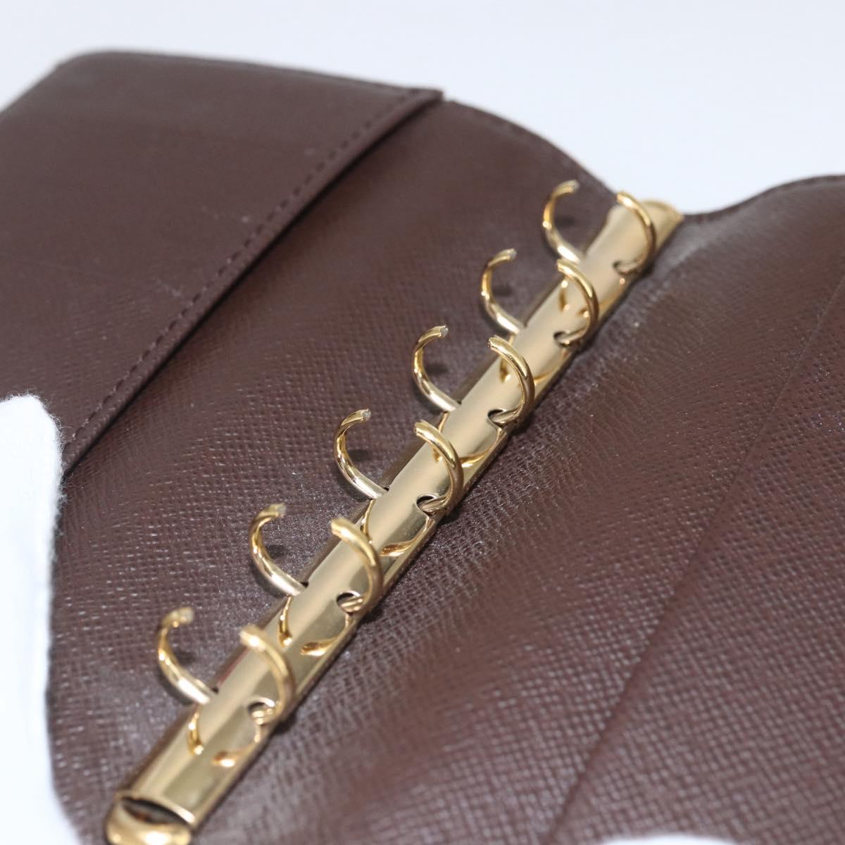 LOUIS VUITTON Damier Ebene Agenda PM Day Planner Cover R20700 LV Auth 157819