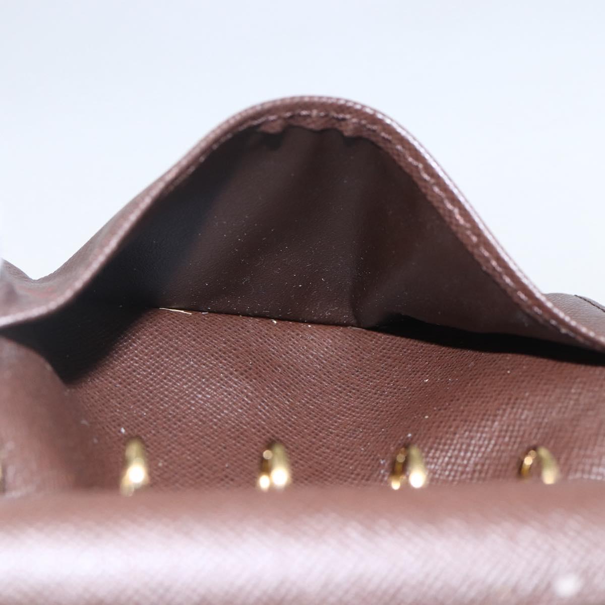 LOUIS VUITTON Damier Ebene Agenda PM Day Planner Cover R20700 LV Auth 157819