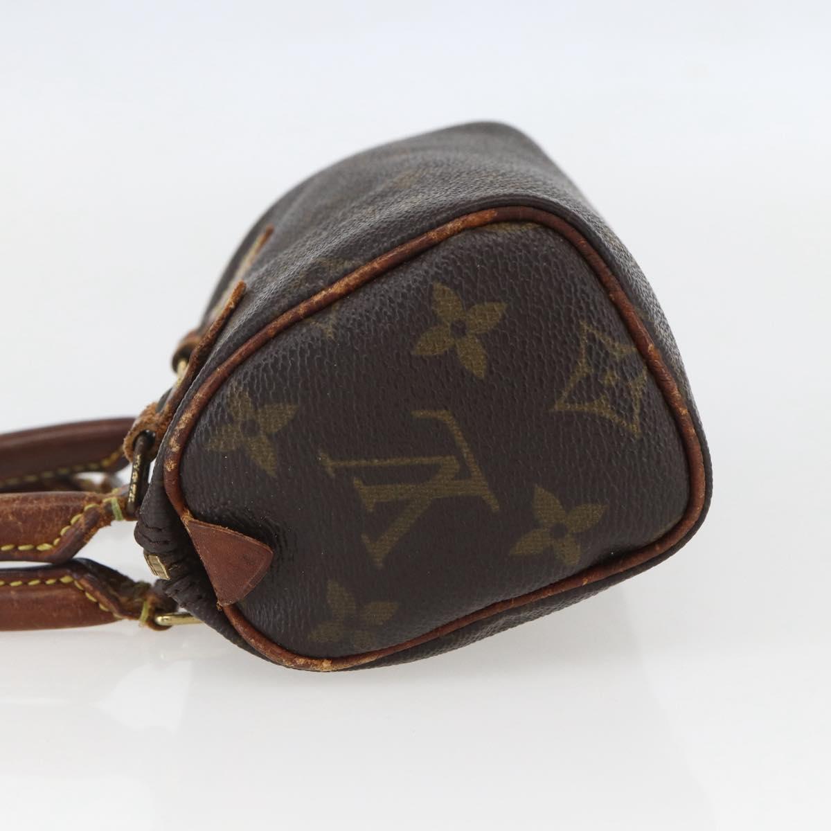 LOUIS VUITTON Monogram Mini Speedy Hand Bag M41534 LV Auth 157825