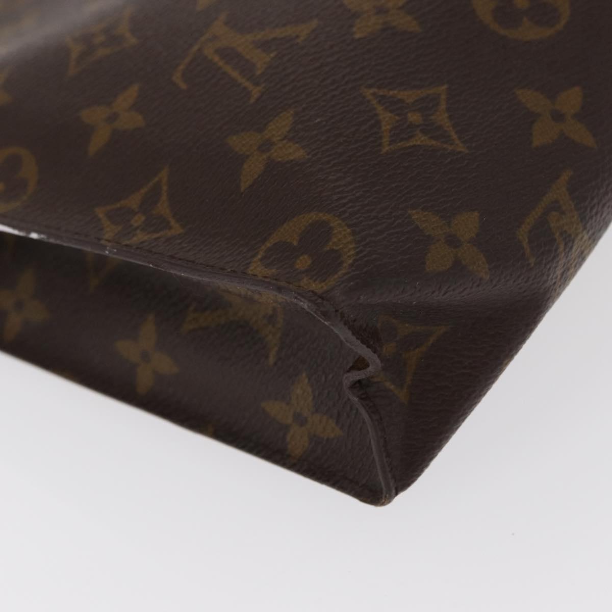 LOUIS VUITTON Monogram Poche Toilette 26 Pouch M47542 LV Auth 157826