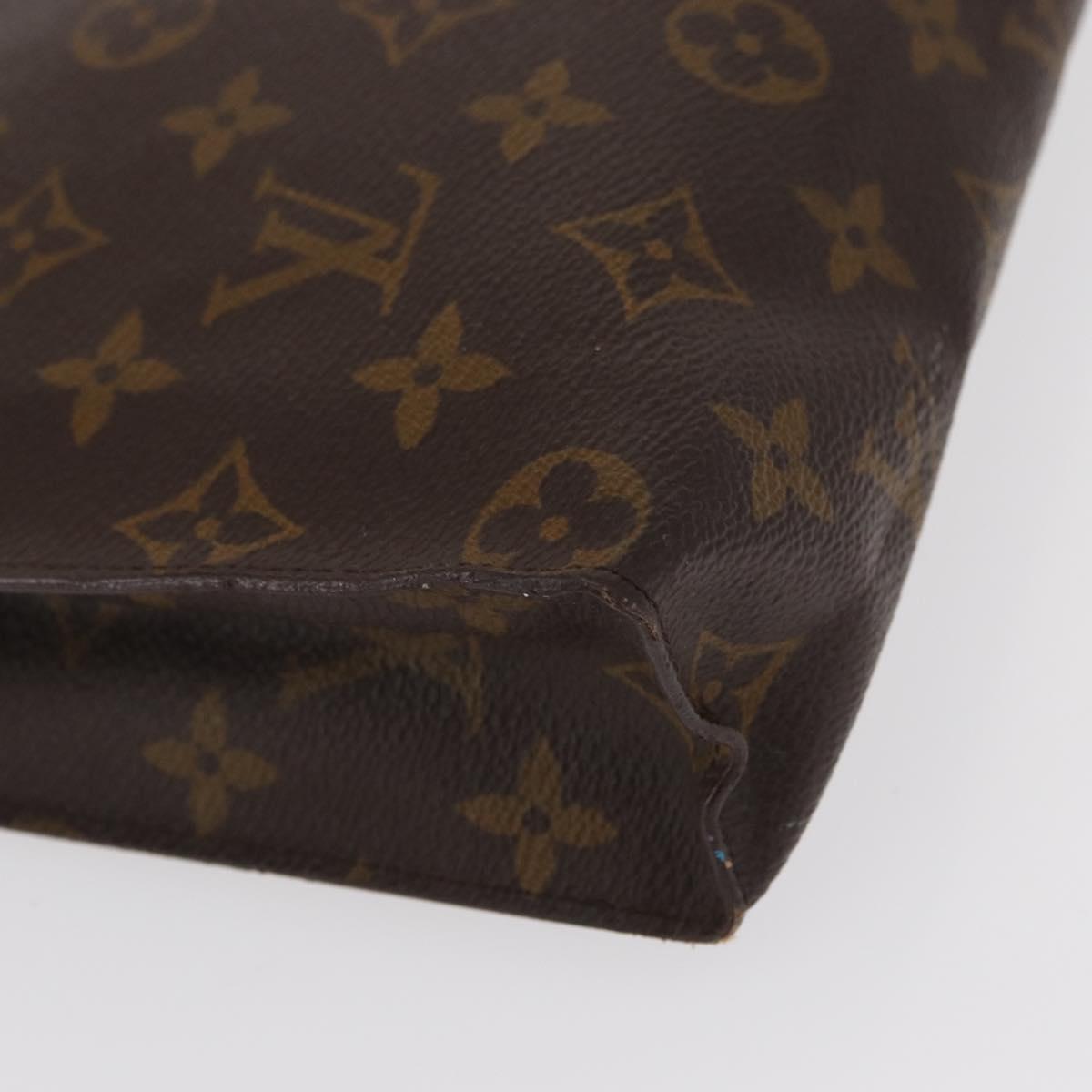 LOUIS VUITTON Monogram Poche Toilette 26 Pouch M47542 LV Auth 157826